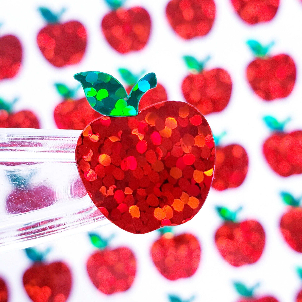 Apple Sticker Label Red Apples Stickers – Fairy Dust Decals