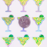 Margarita Glass Sticker Sheet, set of 30