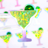 Margarita Glass Sticker Sheet, set of 30