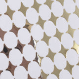 Small Gold Four-Pointed Stars Sticker Sheet. Set of 231 mirror gold peel and stick vinyl star decals for nails, planners and ornaments.