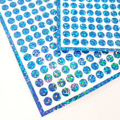 Light Blue Dots Sticker Sheet