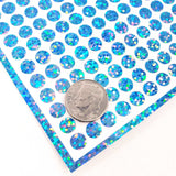 Light Blue Dots Sticker Sheet