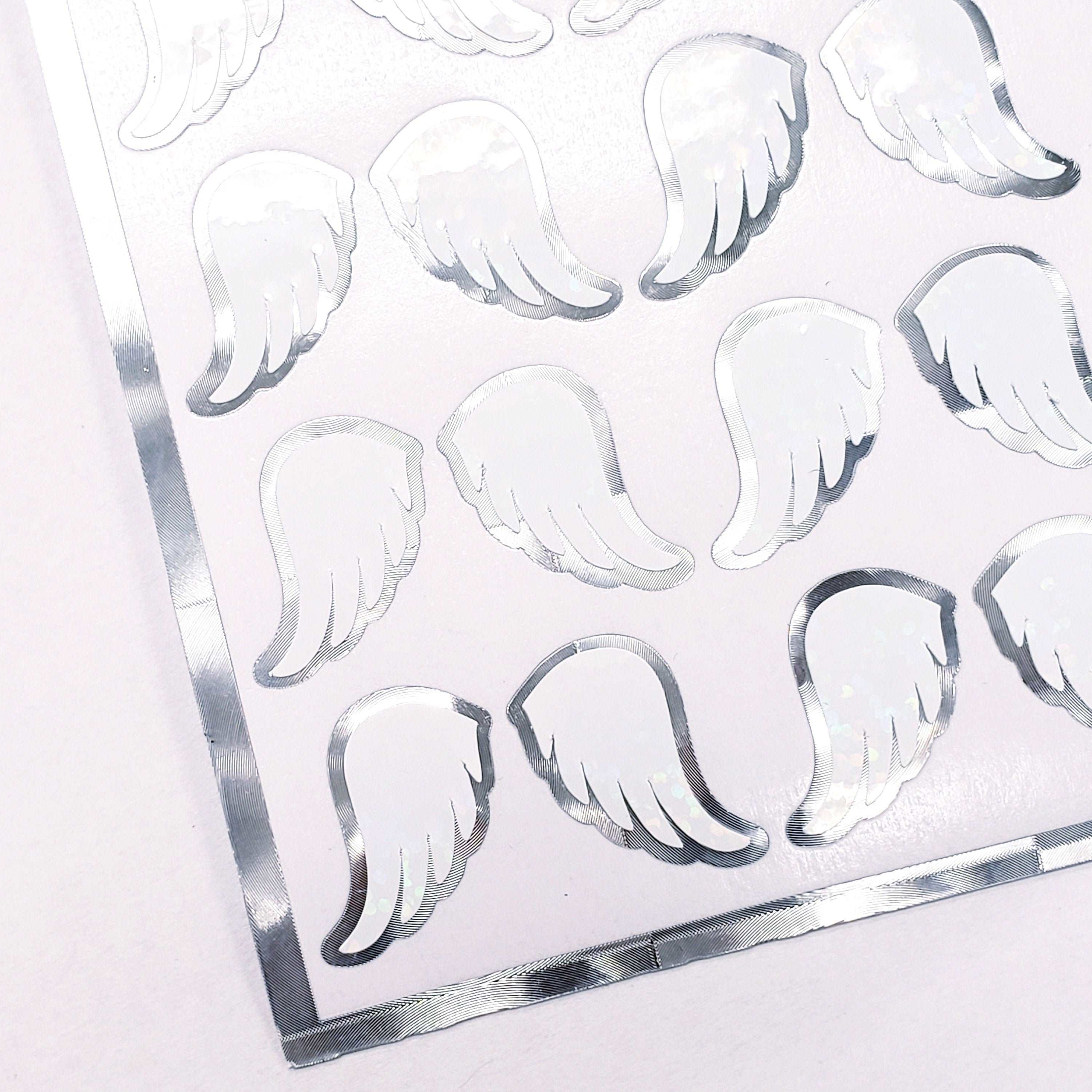 Silver Angel Wing Stickers – Fairy Dust Decals