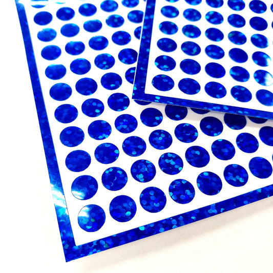 Blue Dots Sticker Sheets