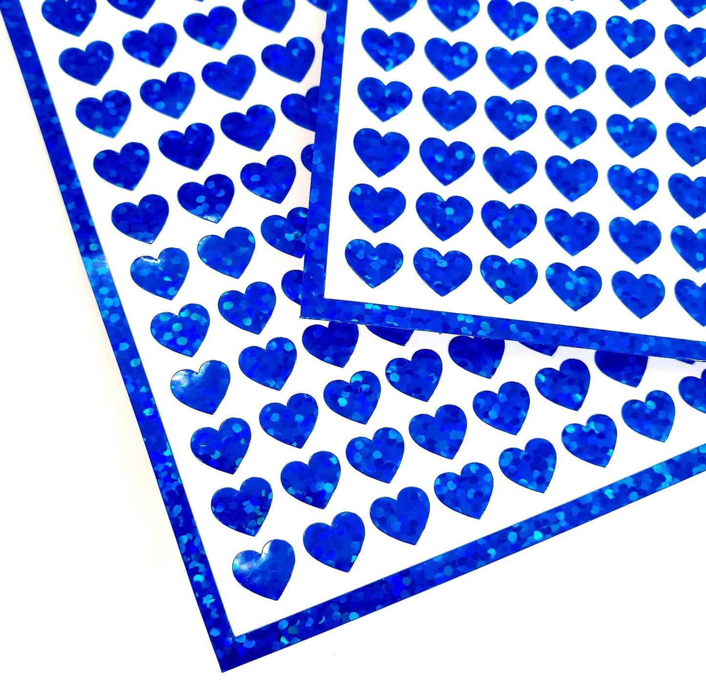 Blue Hearts Stickers