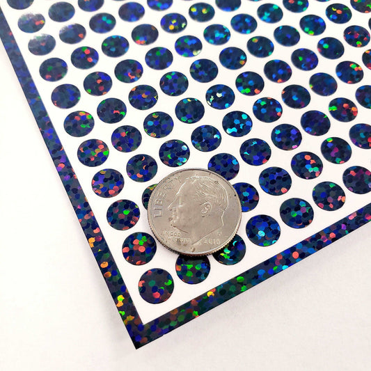 Small Black Dot Sticker Sheet, set of 368