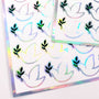 Peace Dove Stickers, set of 28 white and silver stickers for invitations, envelopes, memorial cards, planners, journals and crafts.