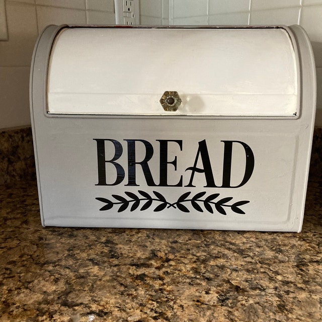 Bread Box Decal, bread box storage label, farmhouse style pantry decor, computer cut decal, bread box NOT included