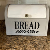 Bread Box Decal, bread box storage label, farmhouse style pantry decor, computer cut decal, bread box NOT included