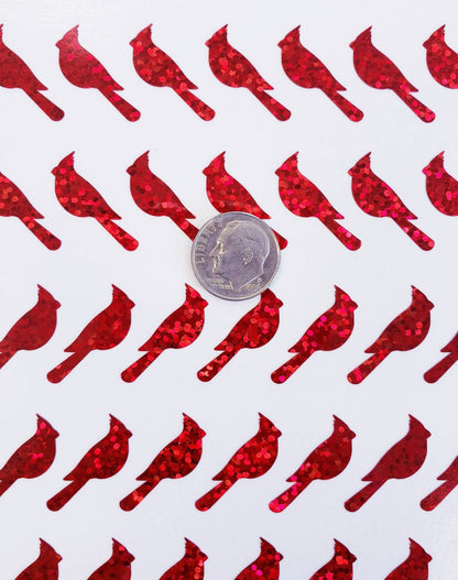 Red Cardinal Bird Stickers