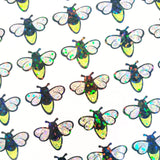 Lightning Bug Stickers, set of 35 firefly decals.