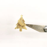 Gold Christmas Tree Stickers