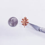 Copper Oak Leaf Stickers