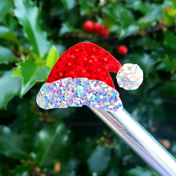 Santa Hat Stickers
