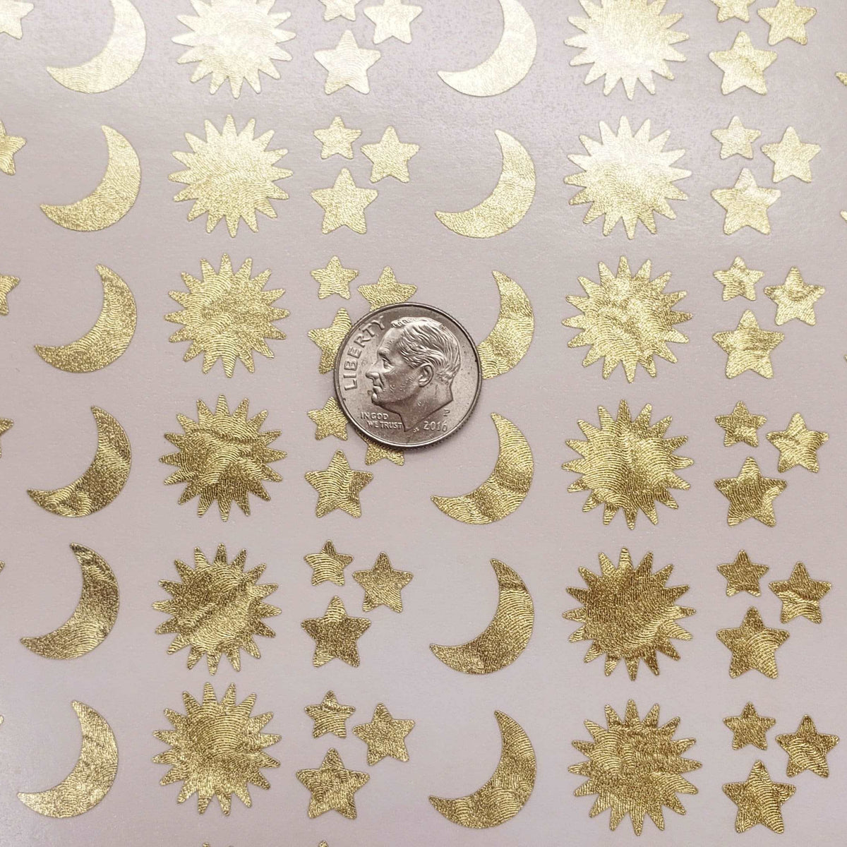Sun Moon and Star Stickers