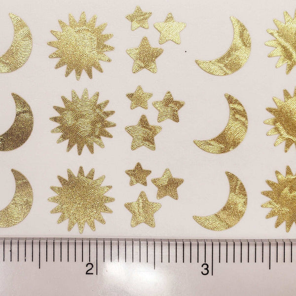 Sun Moon and Star Stickers