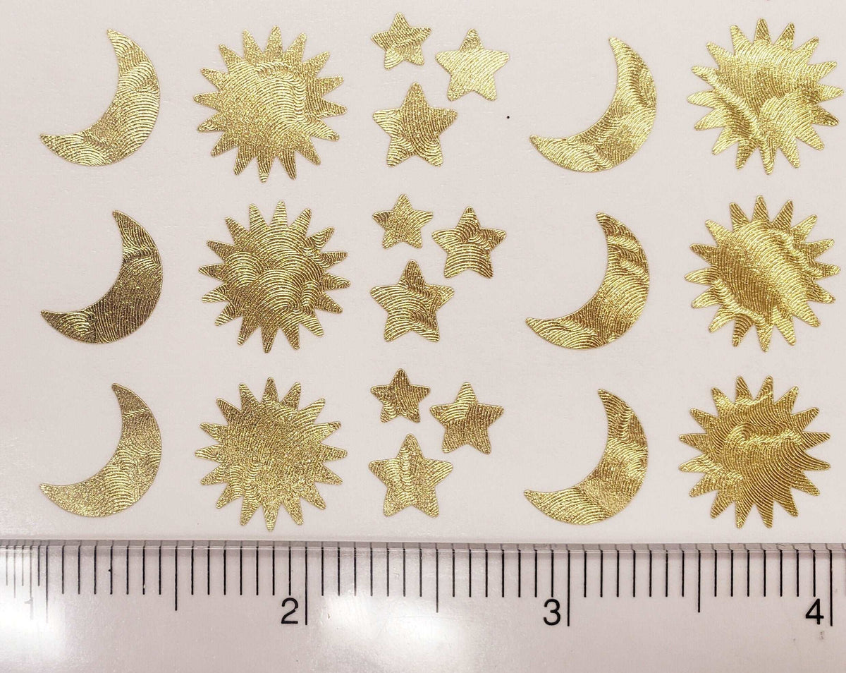 Sun Moon and Stars Sticker Sheet – Fairy Dust Decals