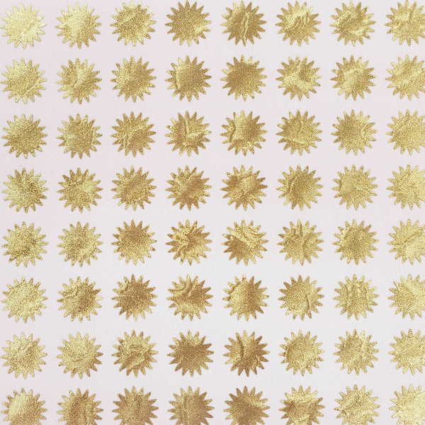 Gold Sun Stickers