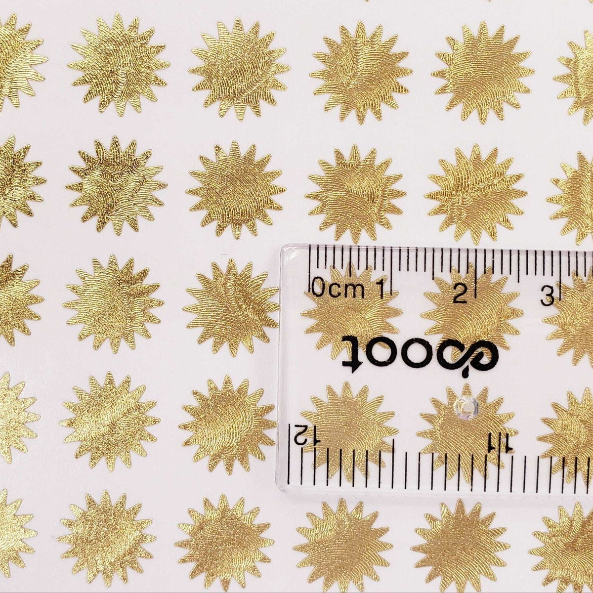 Gold Sun Stickers