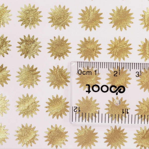 Gold Sun Stickers