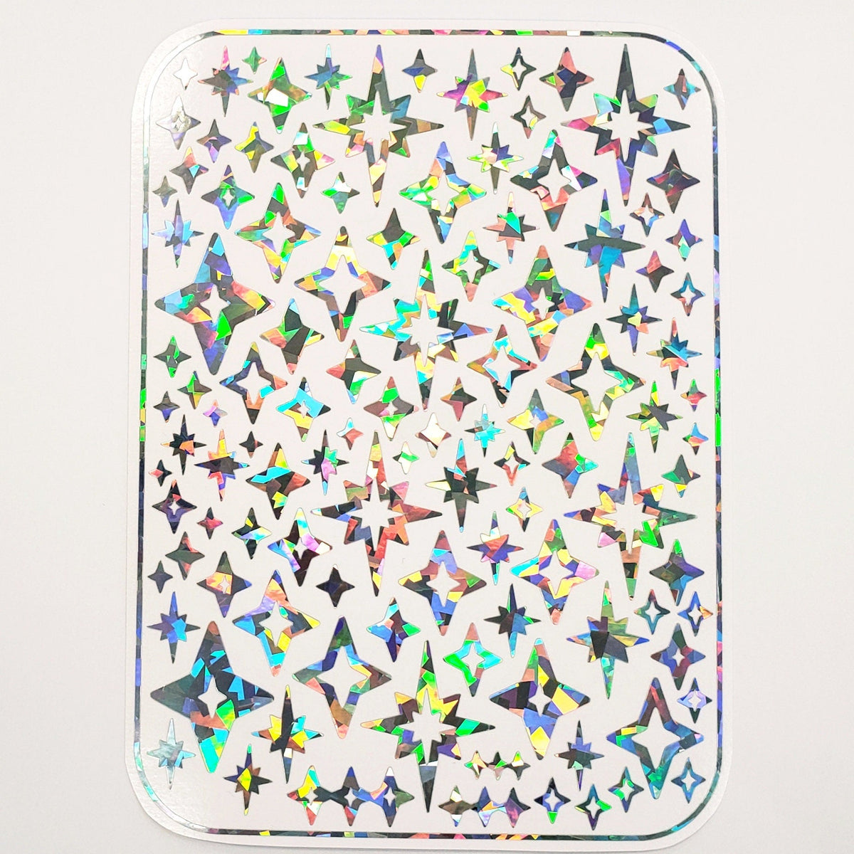 Mid Century style starburst stickers