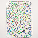Mid Century style starburst stickers