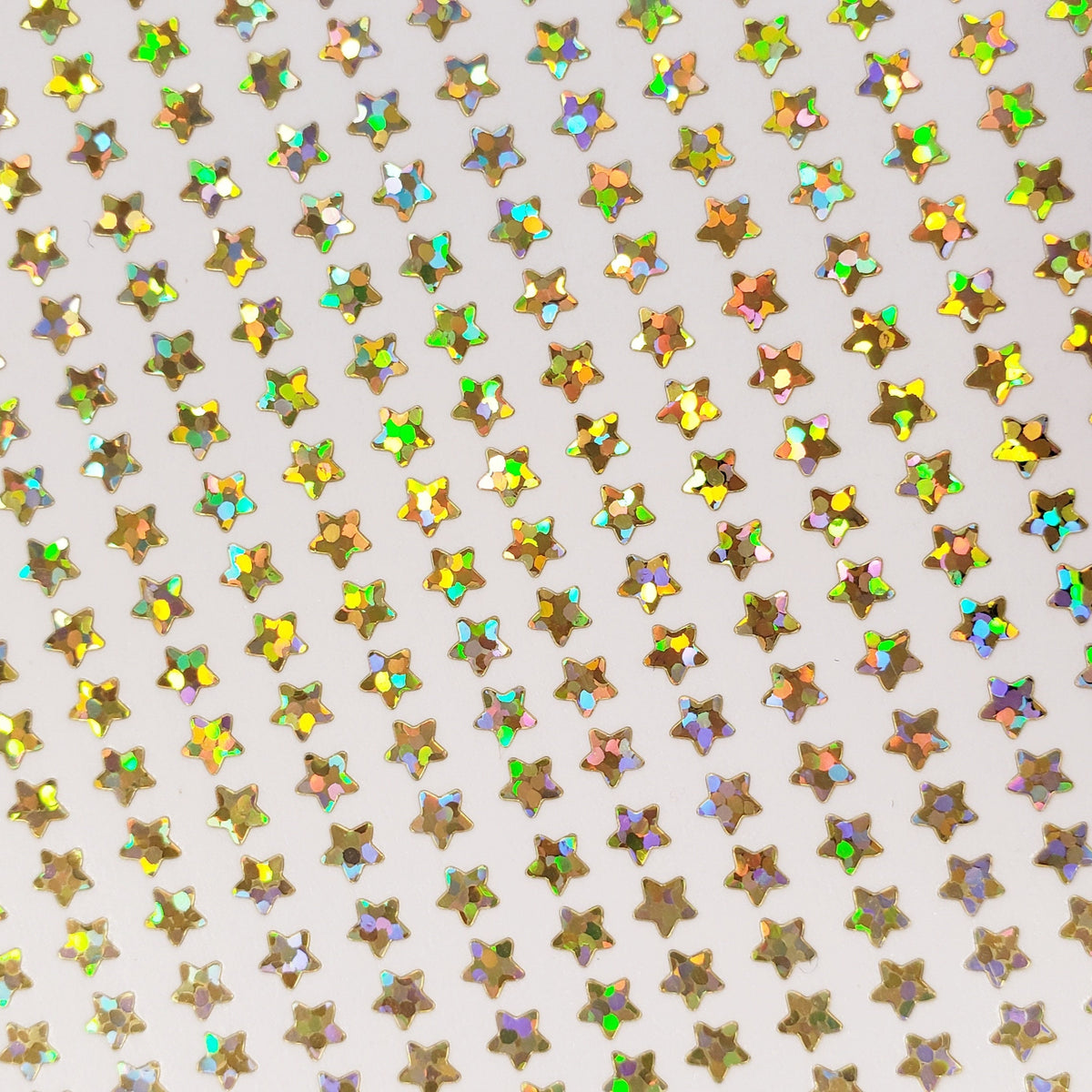 Extra Small Star Stickers, set of 600 micro sized silver star vinyl stickers for journals, notebooks, planners and goal trackers