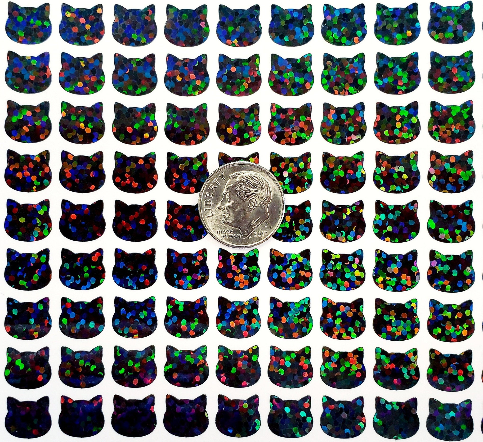 Black Cat Mini Stickers – Fairy Dust Decals