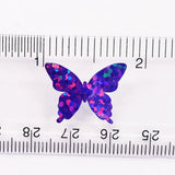 Purple Butterfly Stickers, set of 25