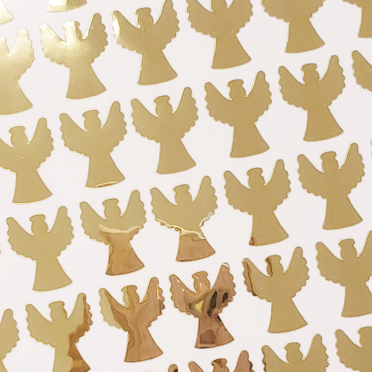 Gold Angel Stickers