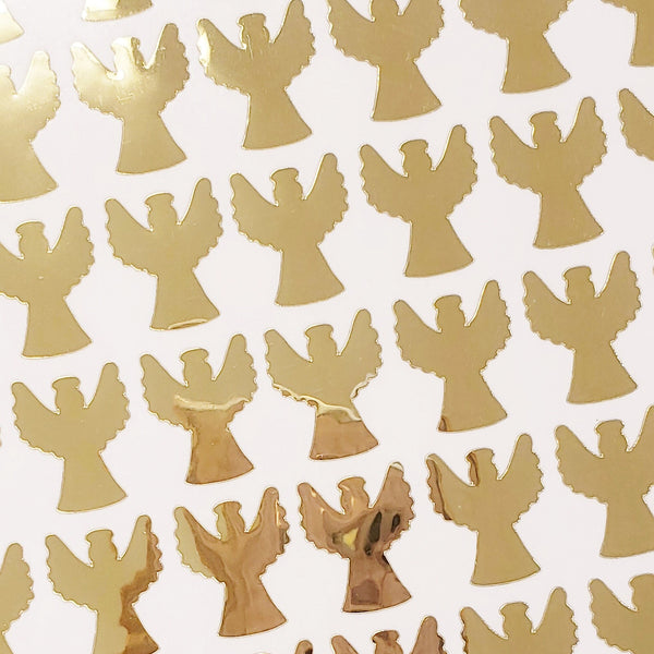 Gold Angel Stickers