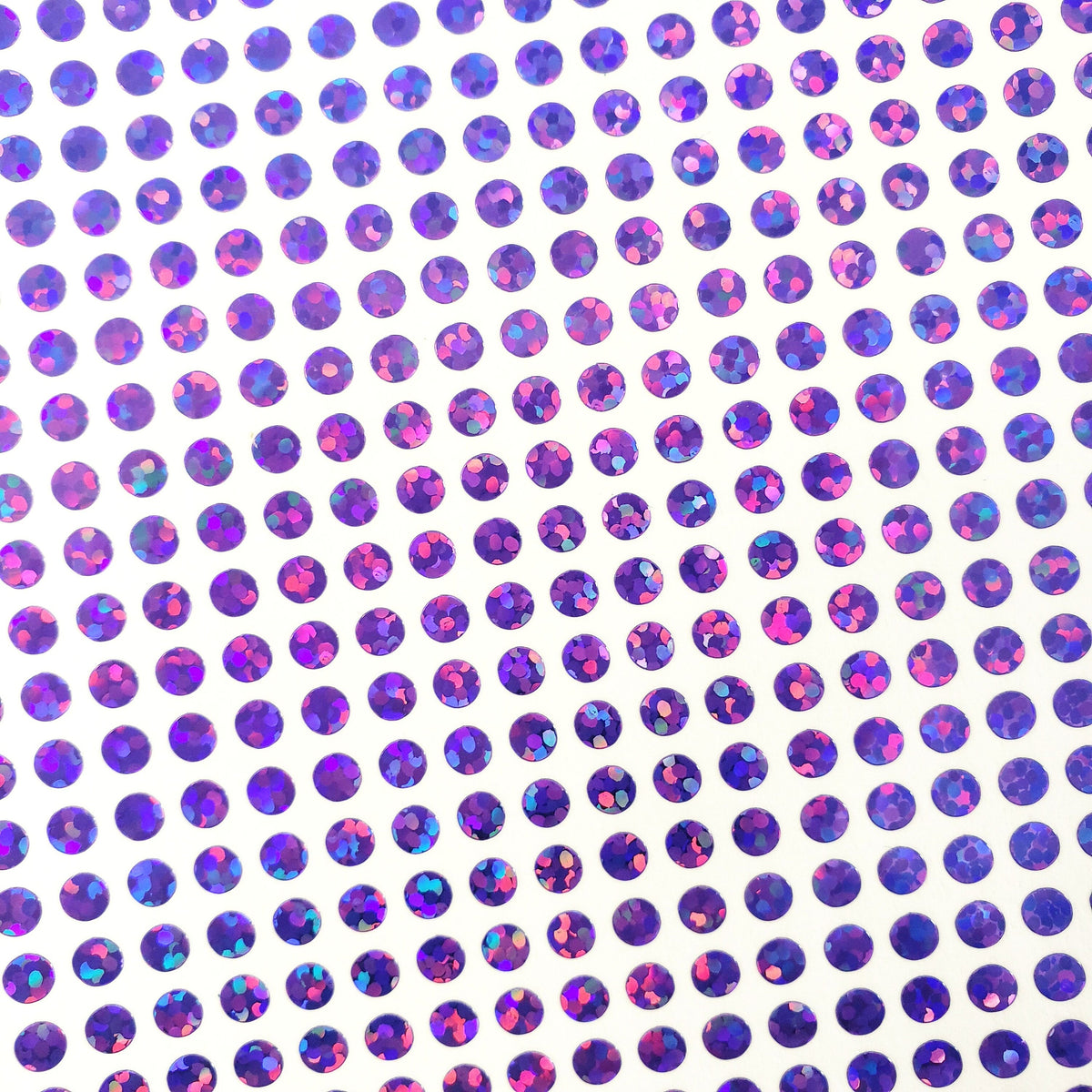 Extra Small Purple Dot Stickers, set of 750 micro sized purple glitter dots for daily journals, planners, trackers, calendars and crafts.