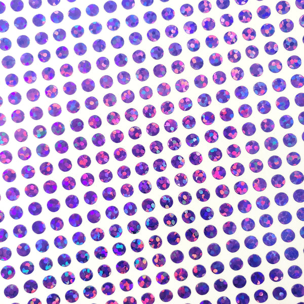 Extra Small Purple Dot Stickers, set of 750 micro sized purple glitter dots for daily journals, planners, trackers, calendars and crafts.