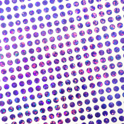 Extra Small Purple Dot Stickers, set of 750 micro sized purple glitter dots for daily journals, planners, trackers, calendars and crafts.