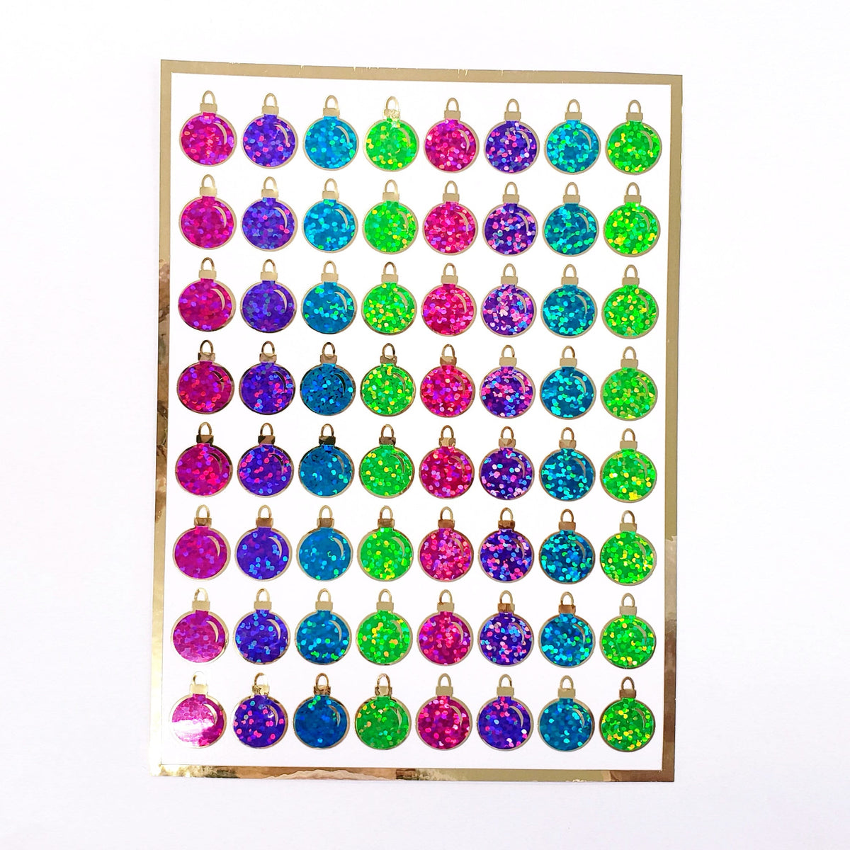 Christmas Ornaments Stickers - brights
