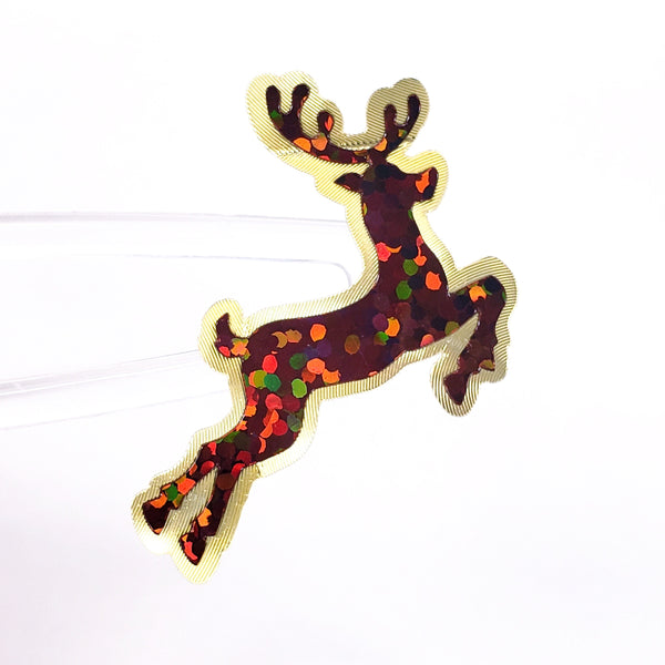 Christmas Reindeer Stickers, set of 24