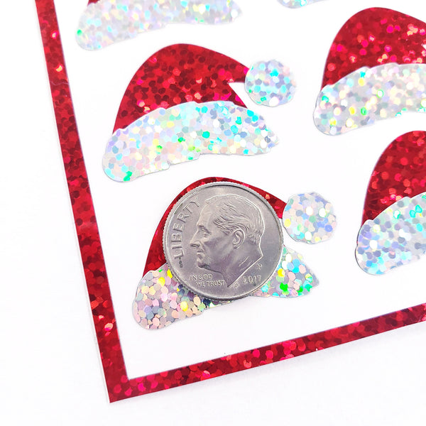 Santa Hat Stickers