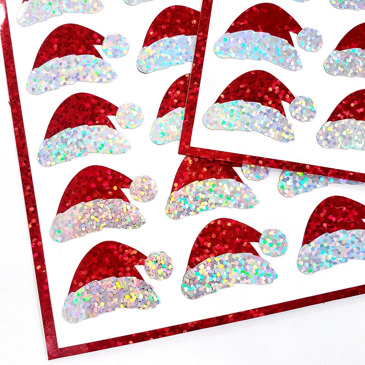 Santa Hat Stickers