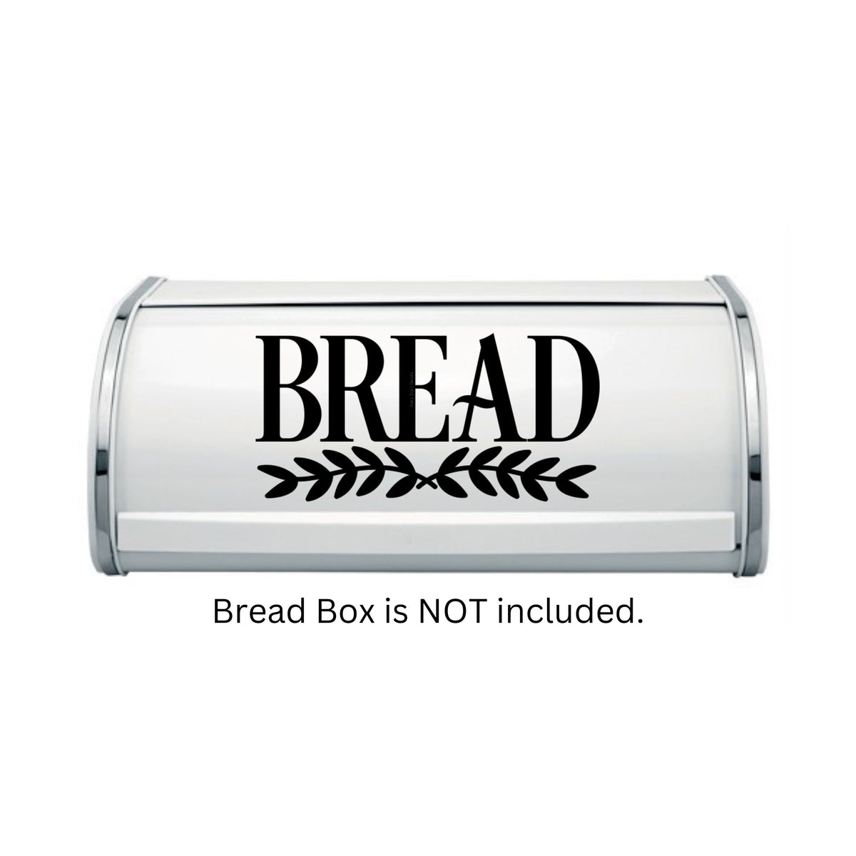 Bread Box Decal, bread box storage label, farmhouse style pantry decor, computer cut decal, bread box NOT included