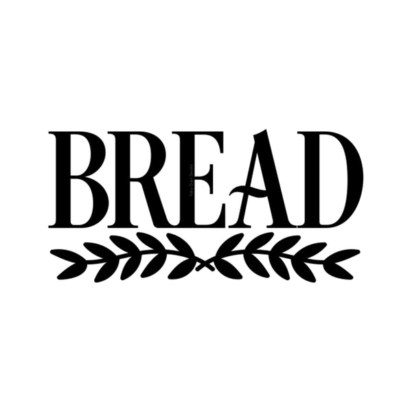Bread Box Decal, bread box storage label, farmhouse style pantry decor, computer cut decal, bread box NOT included