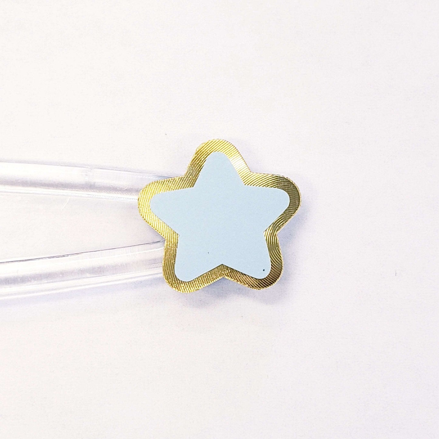 Pastel Rainbow Star Stickers, set of 70 small soft colored kawaii stars for cards, journals, envelopes, invitations, laptops and crafts.