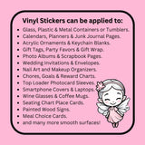 Extra Small Star Stickers, set of 600 micro sized silver star vinyl stickers for journals, notebooks, planners and goal trackers