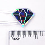 Set of 40 Black Diamond Stickers - Sparkly Gemstone Decals for Journals, Gifts & Scrapbook Embellishments