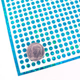 Extra Small Teal Glitter Dot Stickers. Set of 750 micro sized turquoise dots for journals, planners, goal trackers, calendars and crafts.