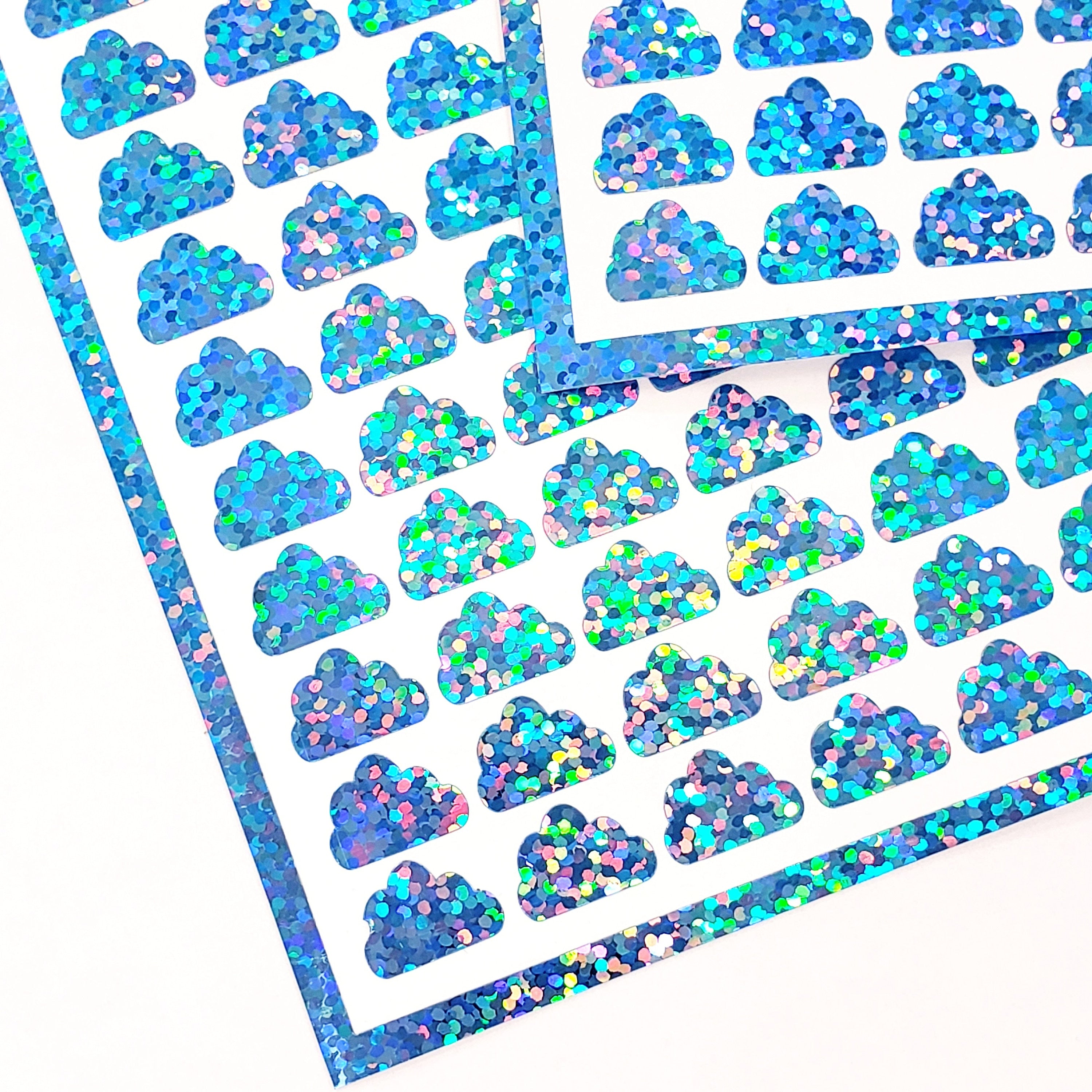 Cloud Pattern Sticker Blue Cloud Stickers – Fairy Dust Decals