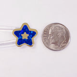 Star Stickers, set of 70 patriotic red, white, blue and gold stars for Memorial Day, July 4th, American Flag Decor, Glitter Sticker Sheet.