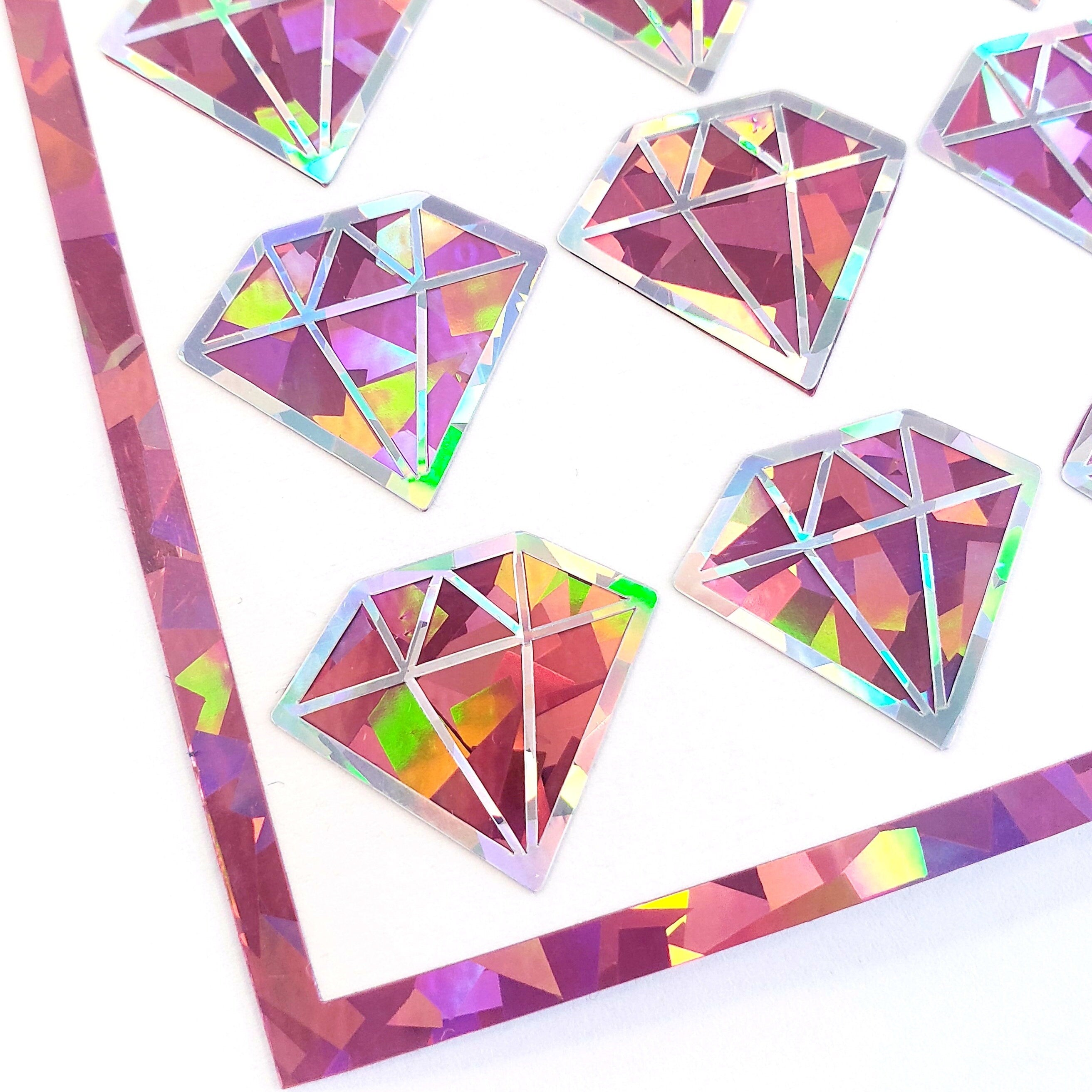Pink Diamond Stickers – Fairy Dust Decals