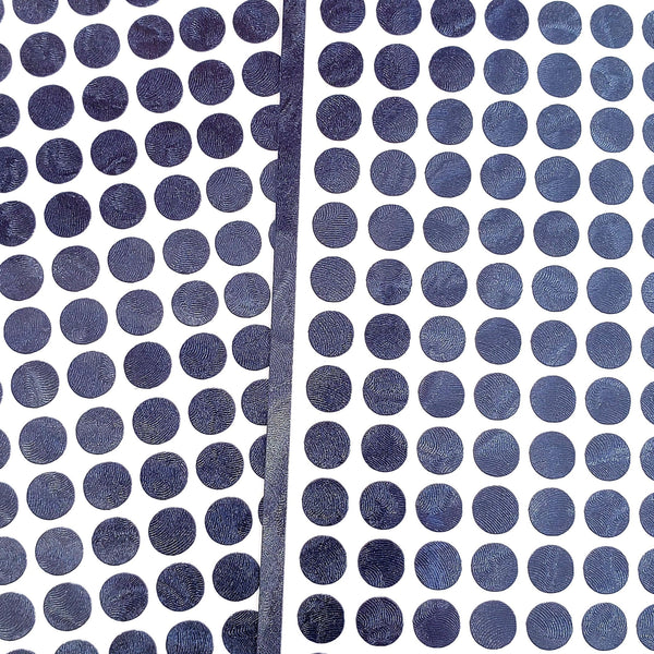Small Metallic Dot Stickers, set of 368 gold, silver or copper dot vinyl decals for wedding meal choice, place cards and seating charts.