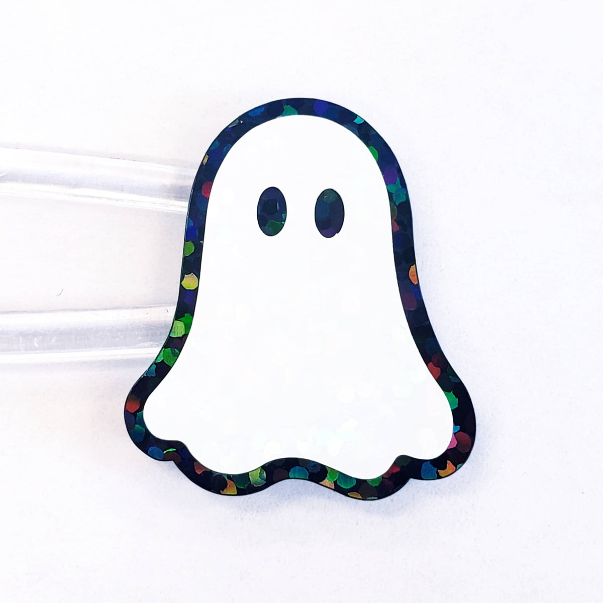 Ghosts Die Cut Sticker Set for Halloween crafts, Trick or Treat bags, spooky season stickers.