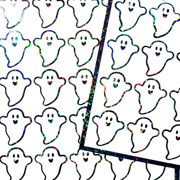 Happy Flying Ghost Stickers